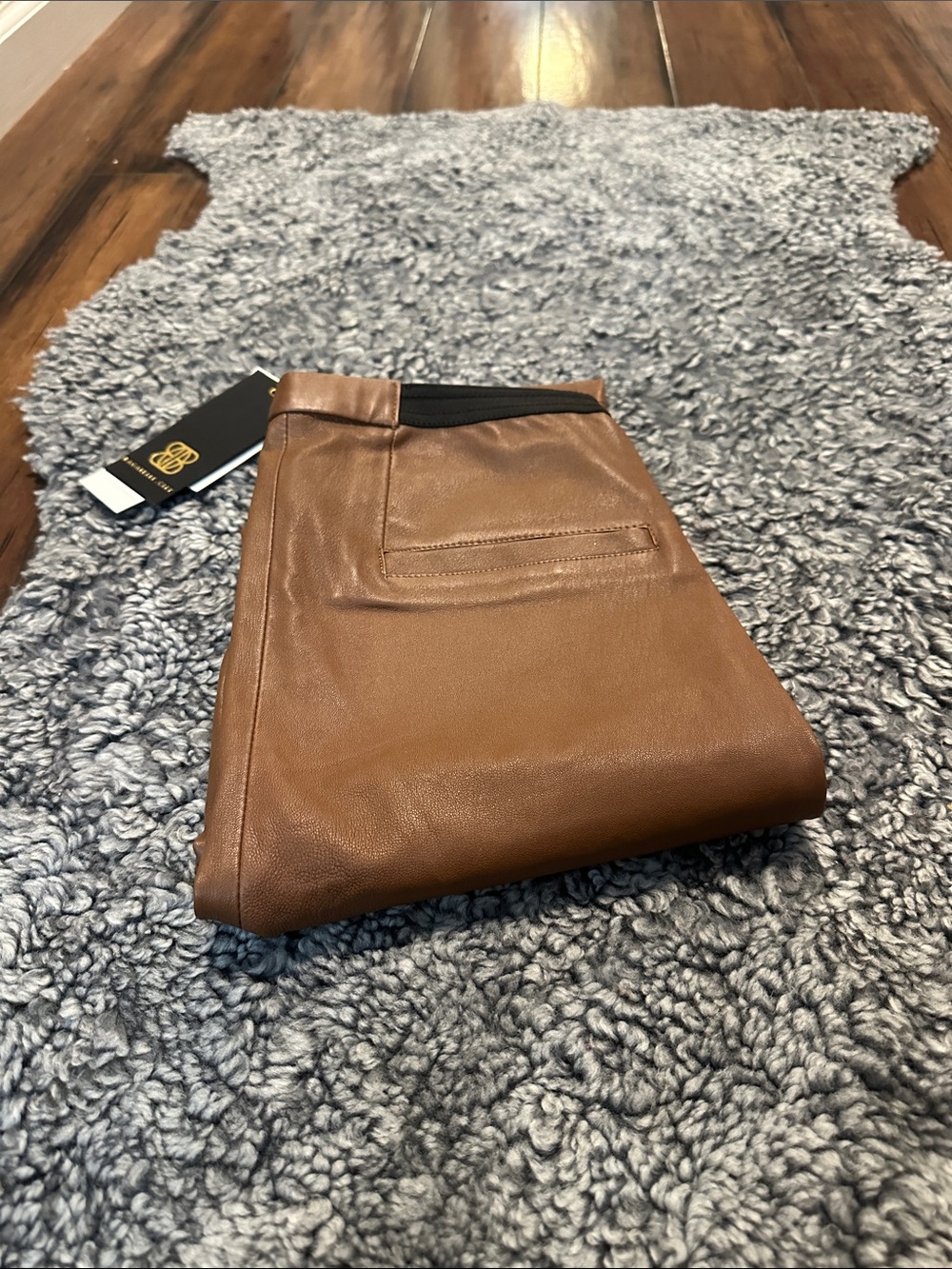 NWT genuine leather pants